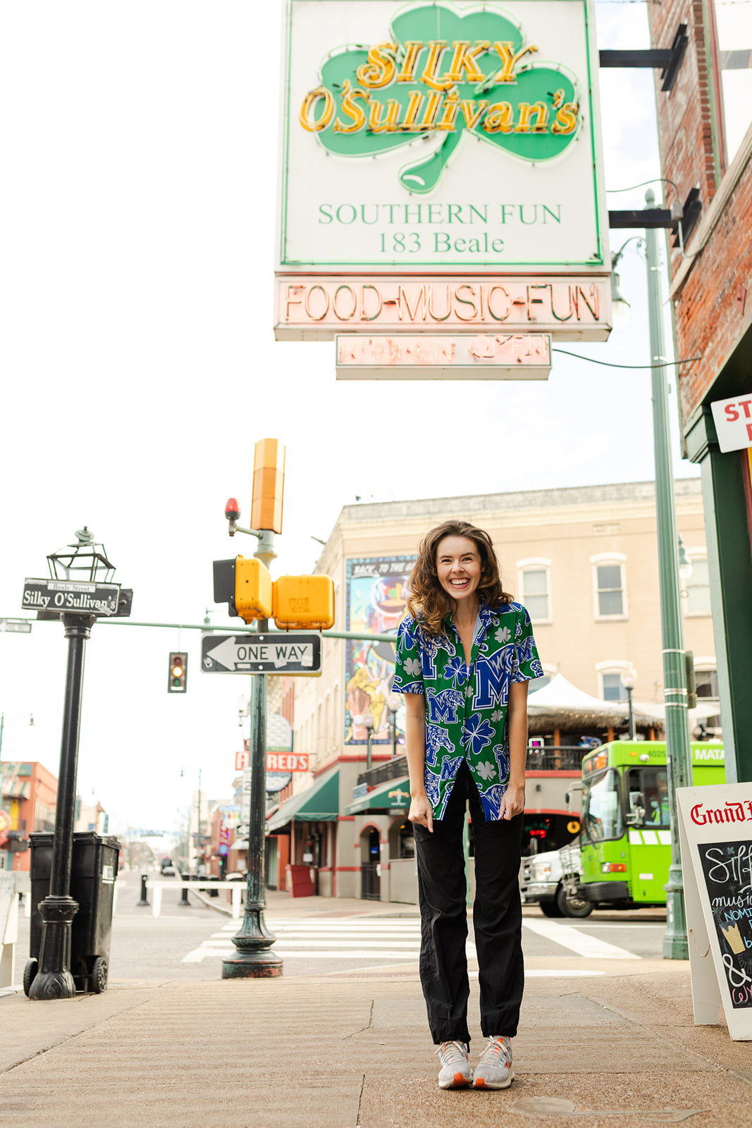 Lucky Tigers Button Down